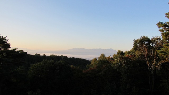 雲の助から八ヶ岳を望む１０月２２日